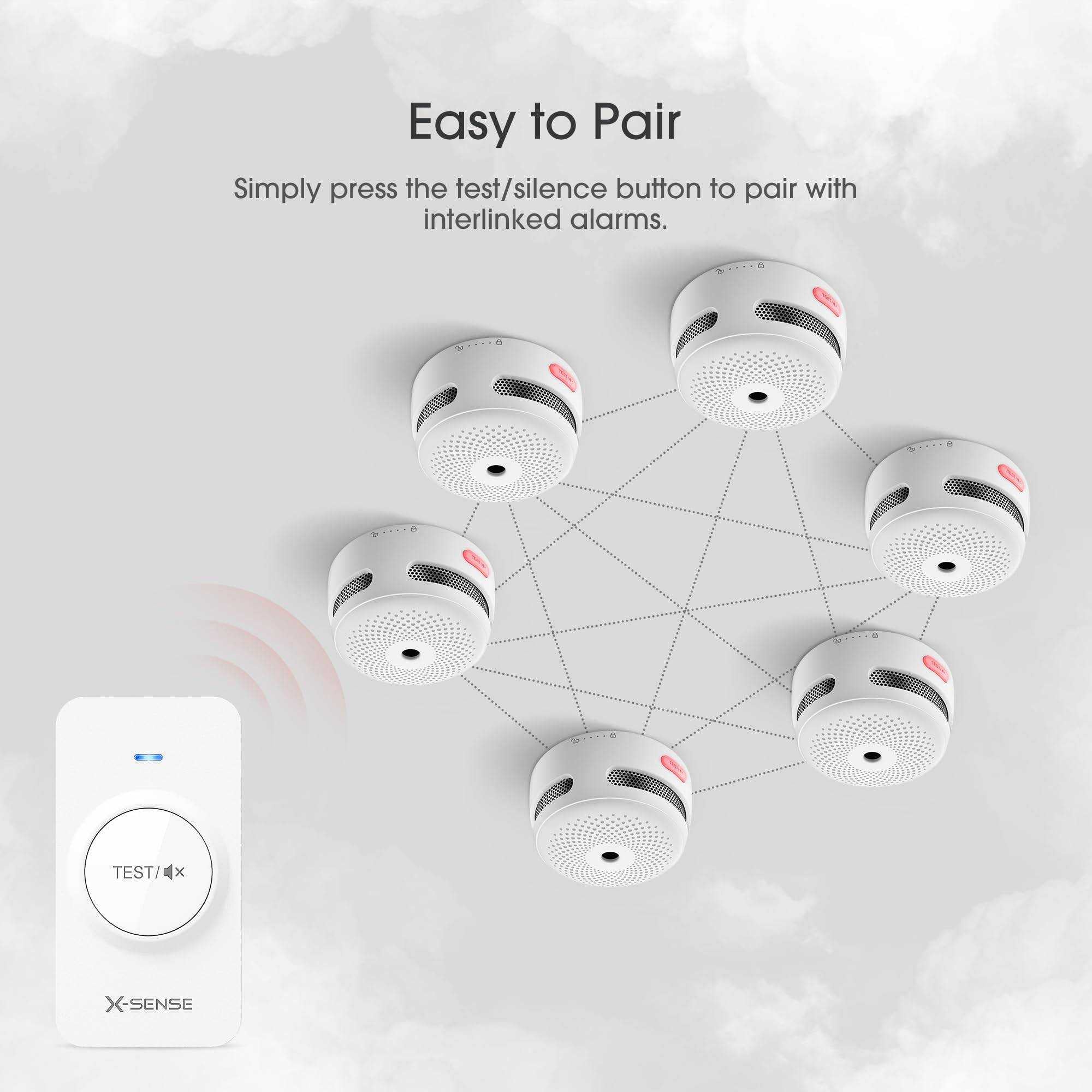 X-Sense RC01 Pro Fernbedienung für Link⁺ - Bequeme Steuerung Ihrer drahtlosen vernetzten Melder Mesch Shop X-Sense RC01 Pro Fernbedienung für Link⁺ - Bequeme Steuerung Ihrer drahtlosen vernetzten Melder Mesch Shop